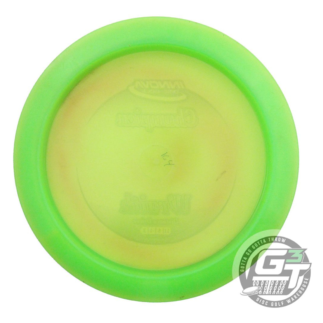 USED Innova Champion Wraith 164g Lime Silver Holo Foil Distance Driver Golf Disc