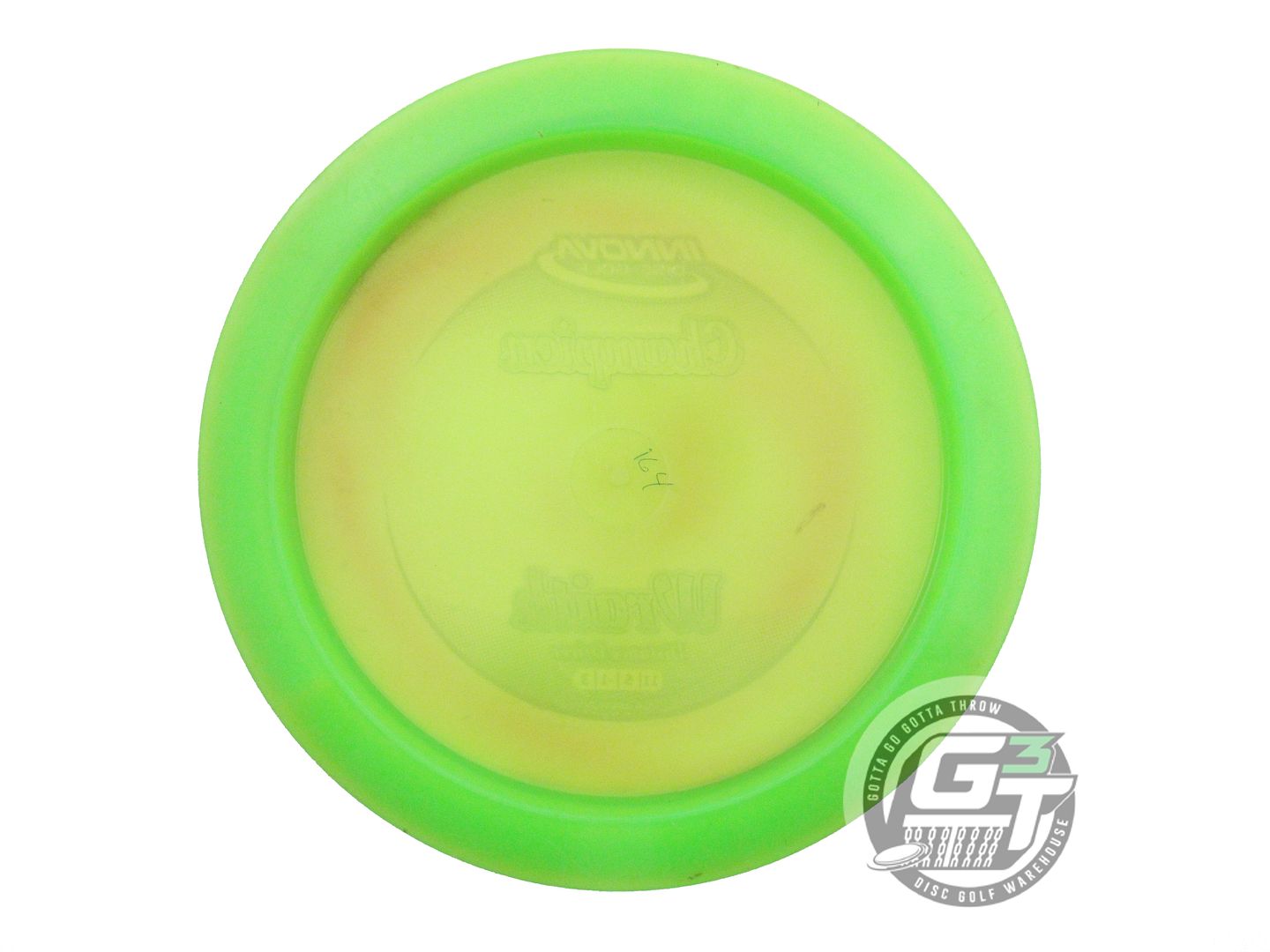 USED Innova Champion Wraith 164g Lime Silver Holo Foil Distance Driver Golf Disc
