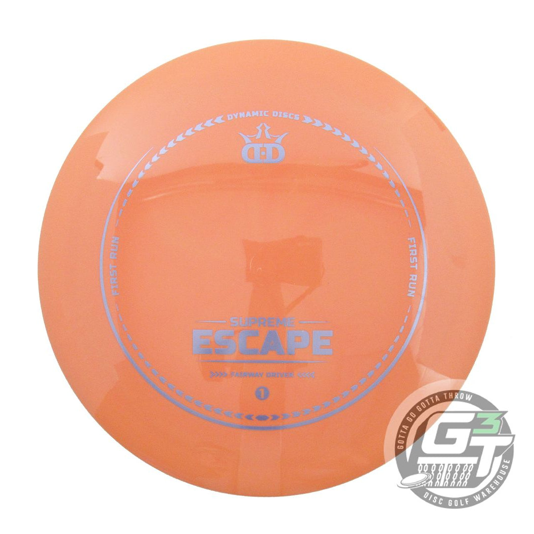 Dynamic Discs First Run Supreme Escape Fairway Driver Golf Disc (Individually Listed)