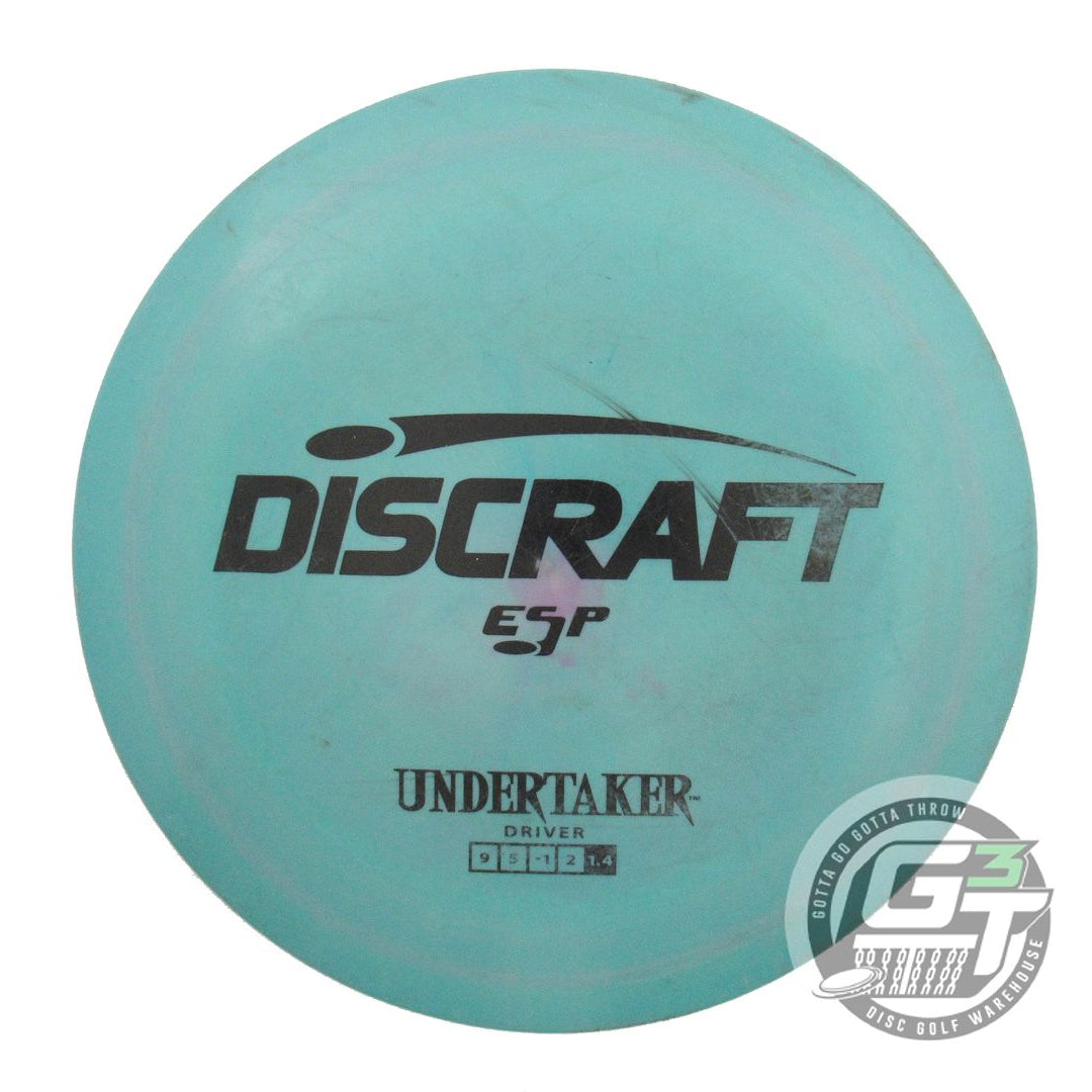 USED Discraft ESP Undertaker 173g Green Black Stamp Distance Driver Golf Disc
