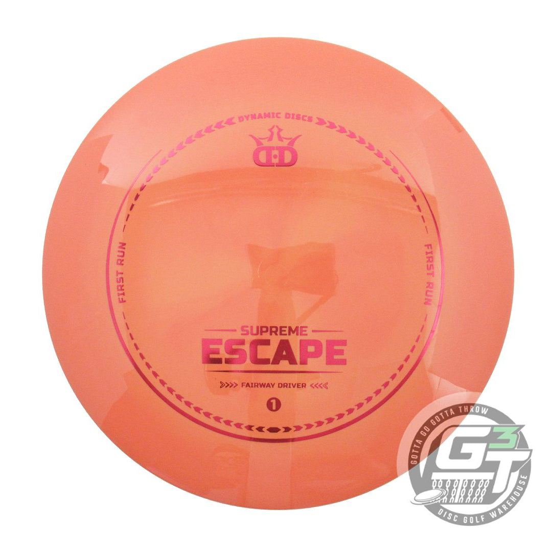 Dynamic Discs First Run Supreme Escape Fairway Driver Golf Disc (Individually Listed)