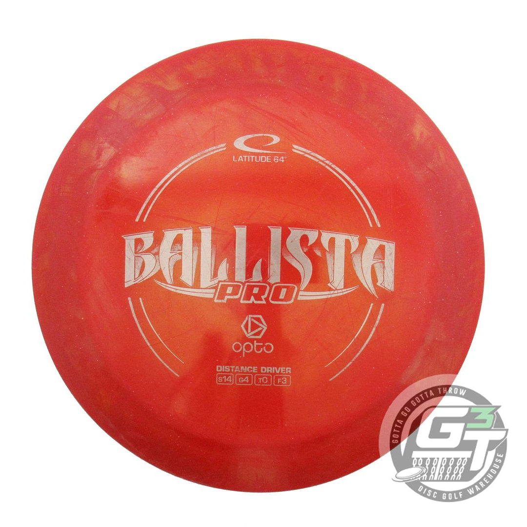 USED Latitude 64 Opto Ballista Pro 173g Red Silver Stamp Distance Driver Disc