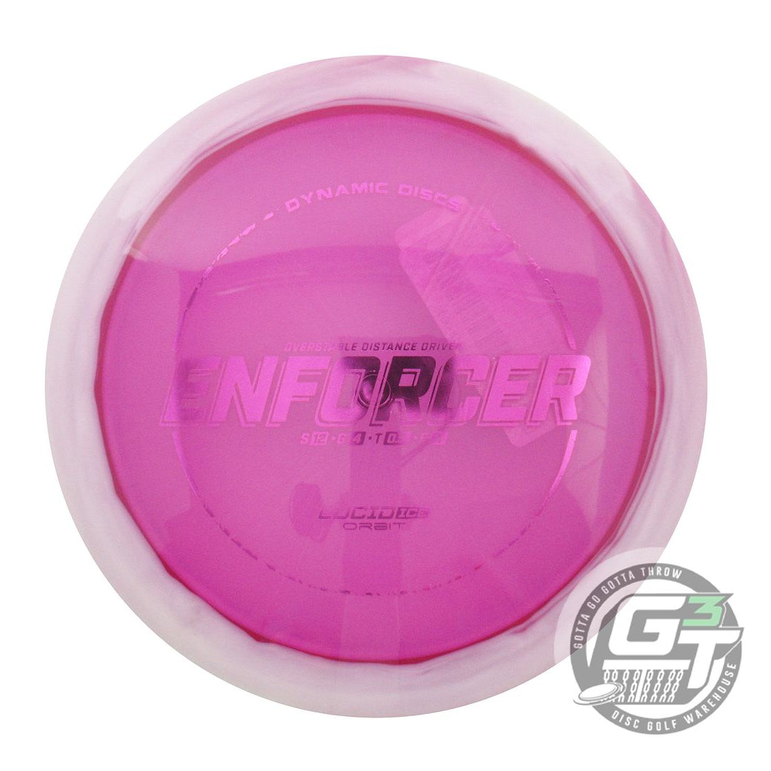 Dynamic Discs Lucid Ice Orbit Enforcer Distance Driver Golf Disc (Individually Listed)