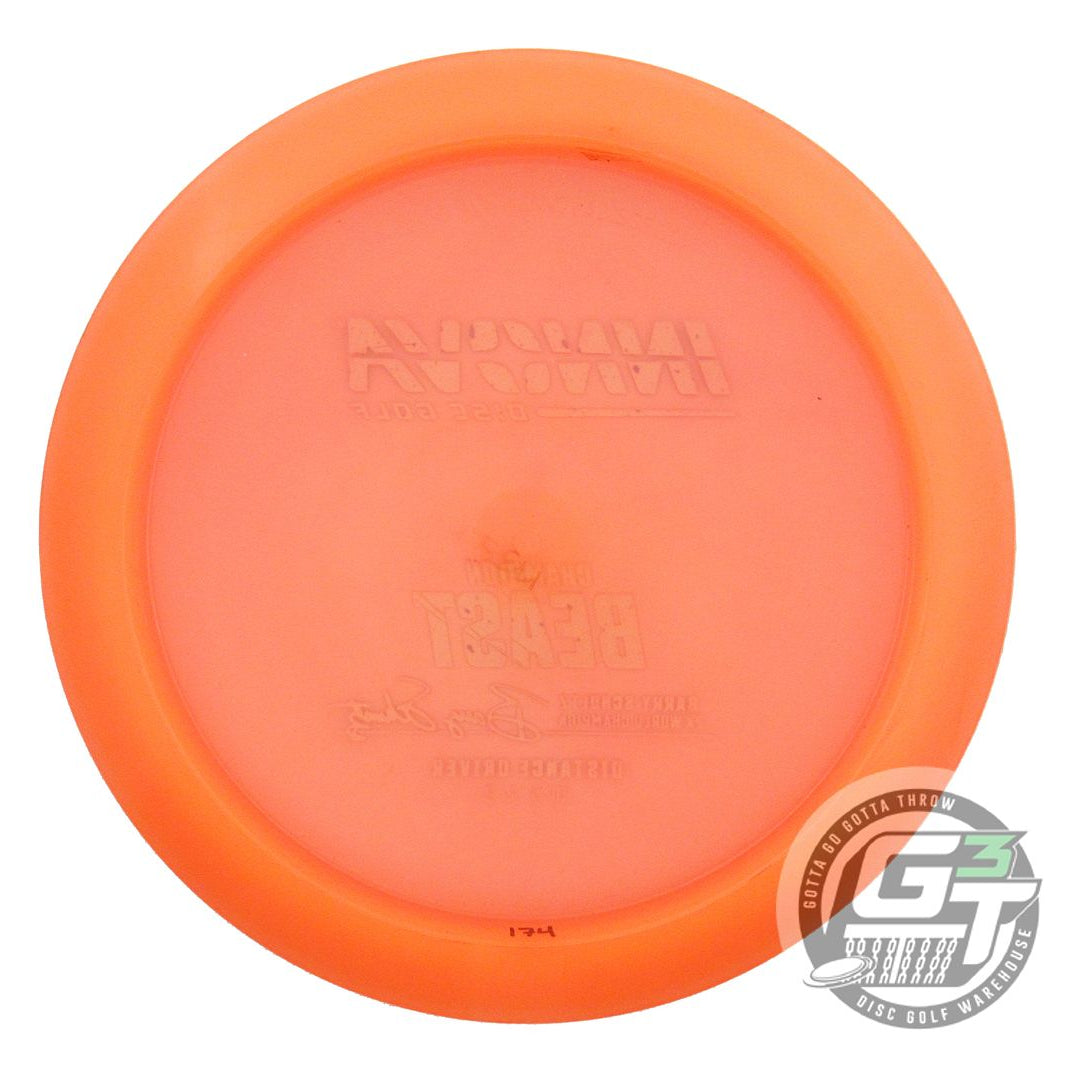 USED Innova Champion Beast 174g Orange Lilac Foil Distance Driver Golf Disc