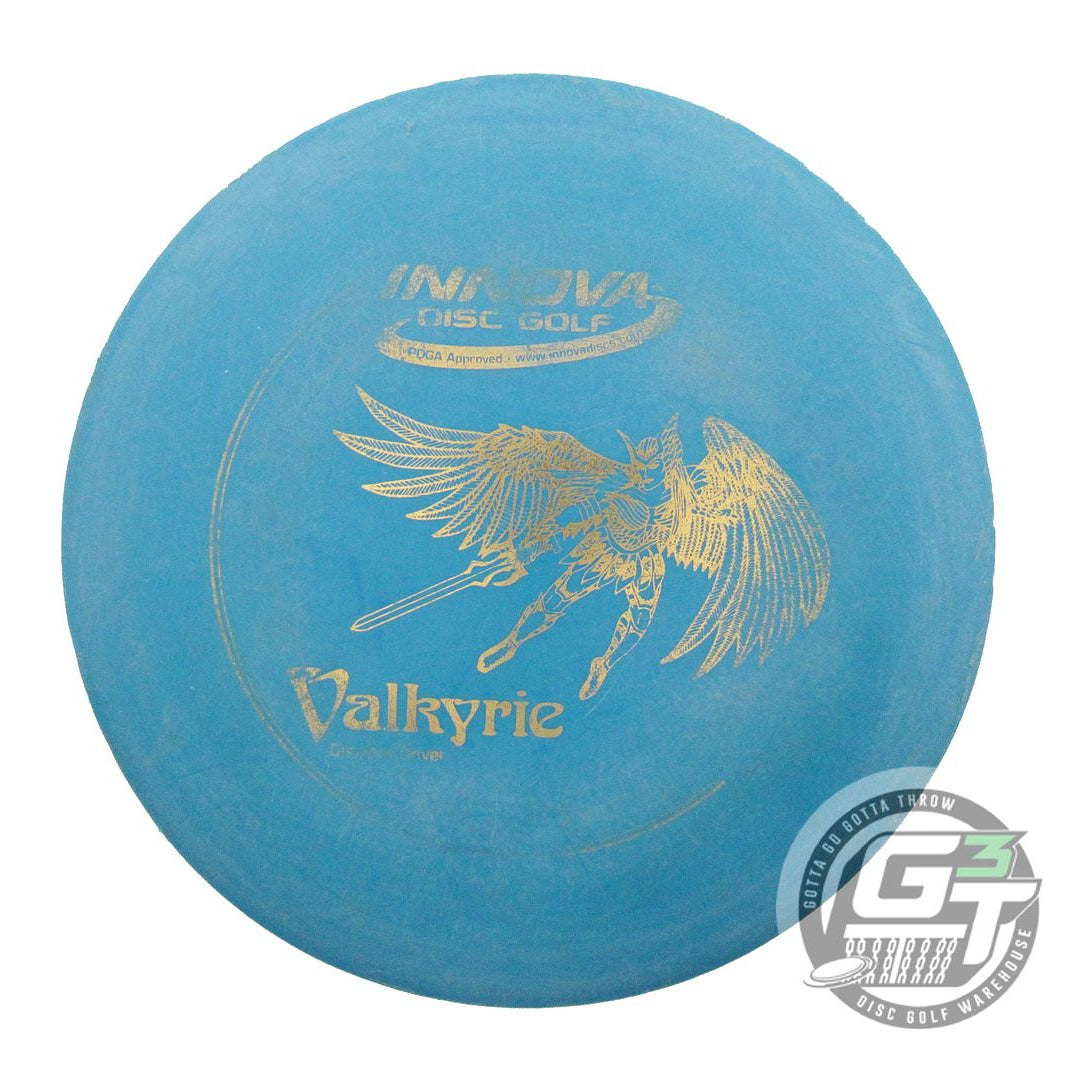 USED Innova DX Valkyrie 166g Blue Gold Foil Distance Driver Golf Disc