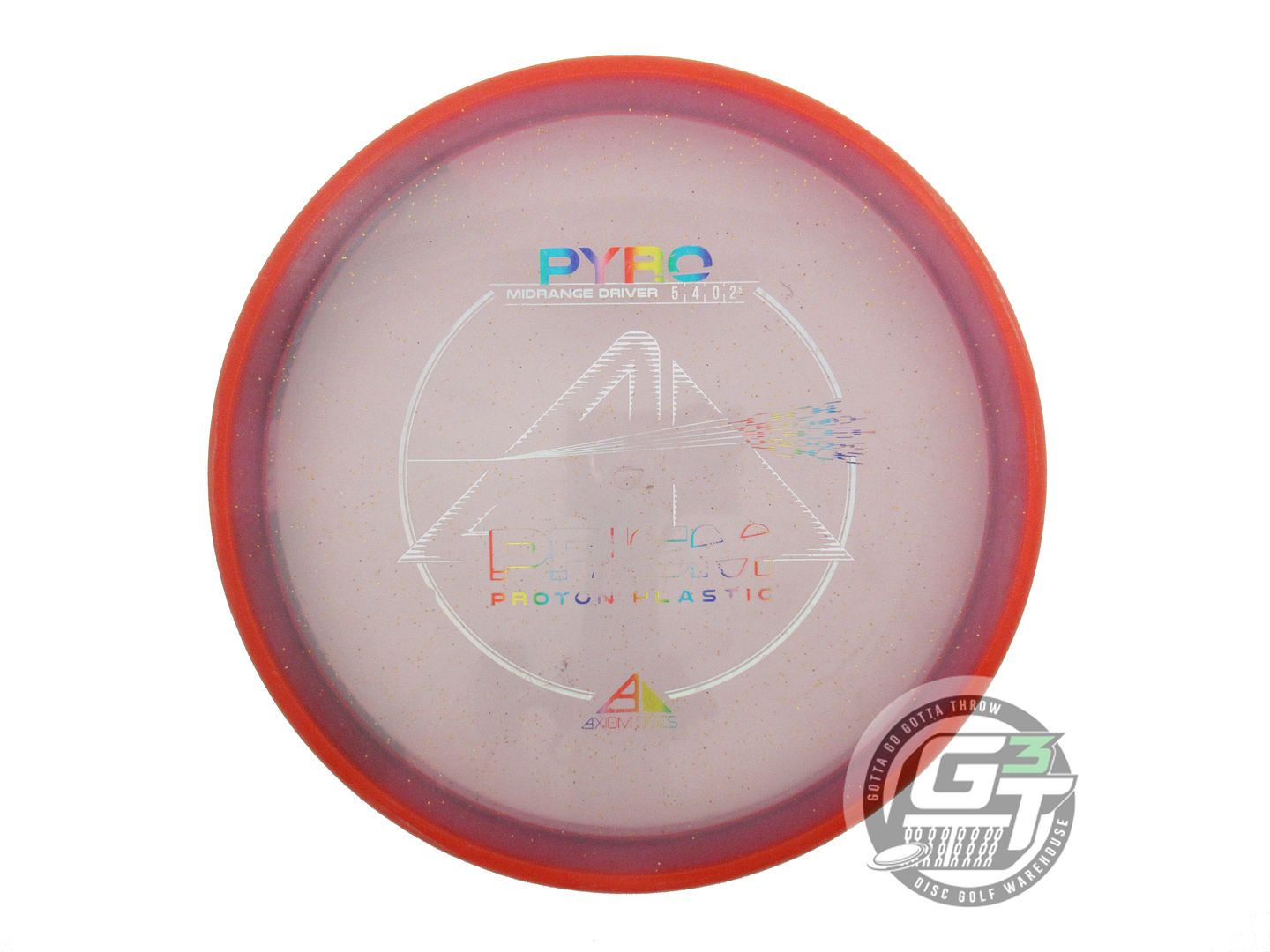 USED Axiom Discs Prism Proton Pyro 176g Purple Orange Rim Midrange Golf Disc