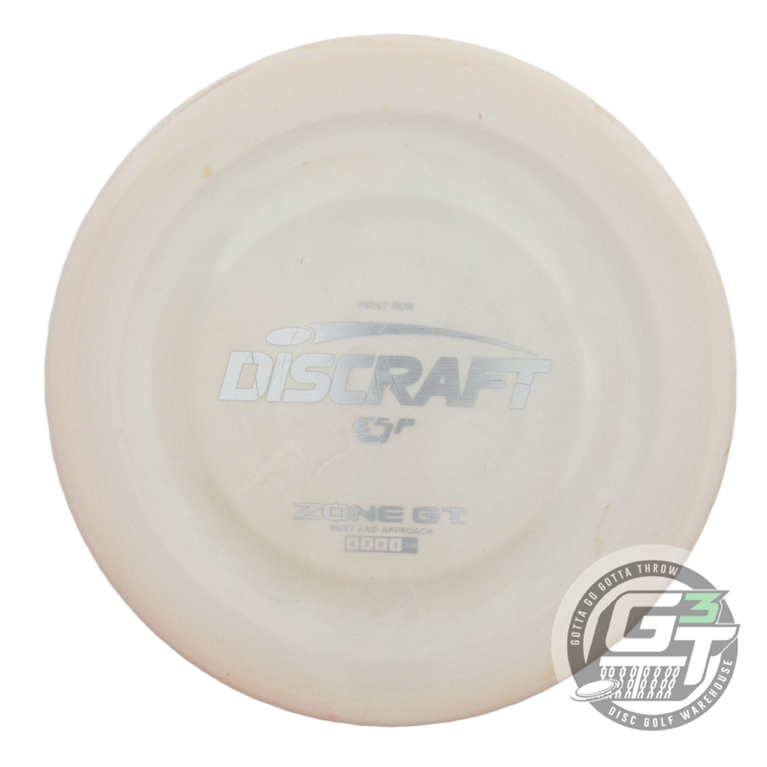 USED Discraft FIRST RUN ESP Zone GT 175g Peach Silver Stamp Putter Golf Disc