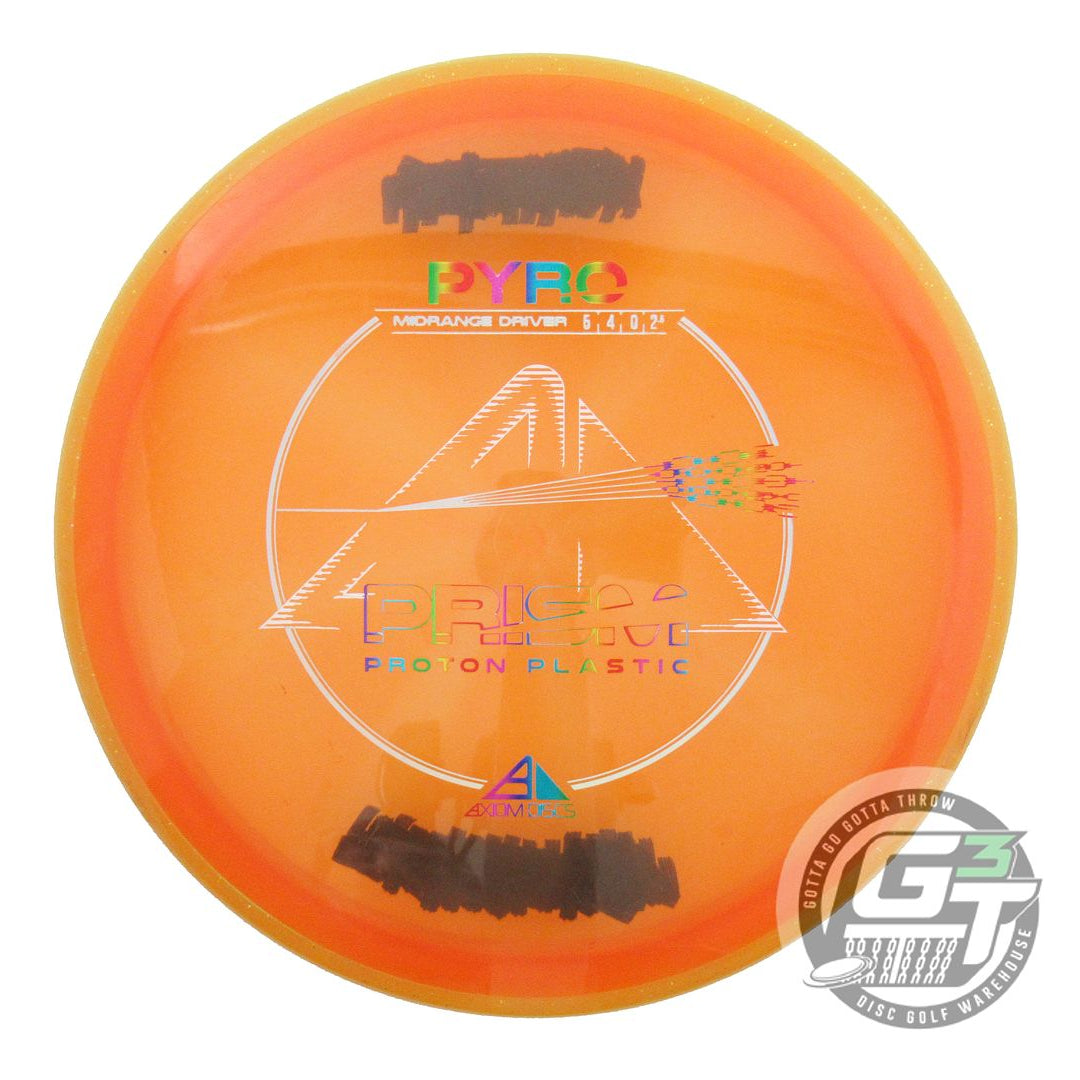 USED Axiom Discs Prism Proton Pyro 177g Orange Yellow Rim Midrange Golf Disc