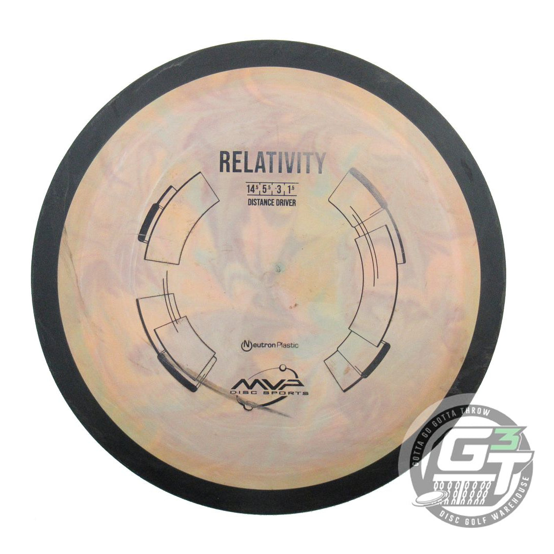 USED MVP Disc Sports Neutron Relativity 174g Peach HOME DYED Driver Disc