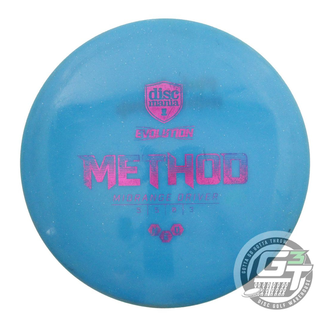 USED DiscMania Neo Method 175g Blue Purple Foil Midrange Golf Disc