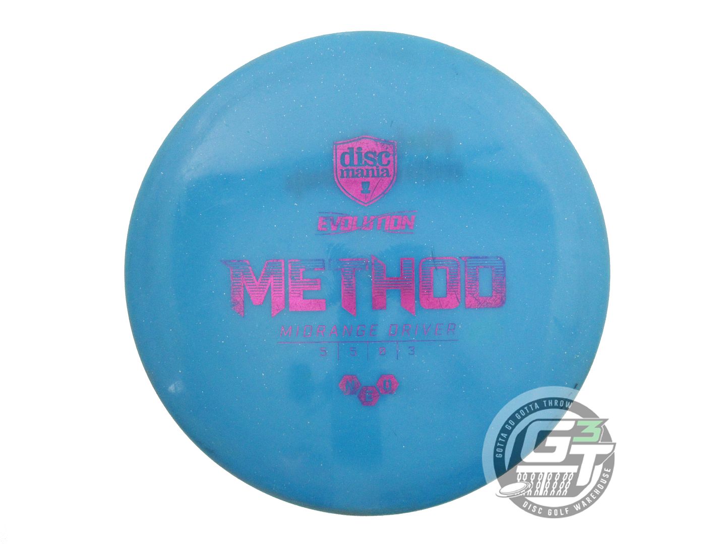 USED DiscMania Neo Method 175g Blue Purple Foil Midrange Golf Disc