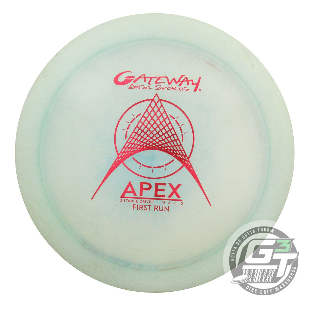 USED Gateway FIRST RUN Diamond Apex 175g Mint Red Foil Distance Driver Golf Disc