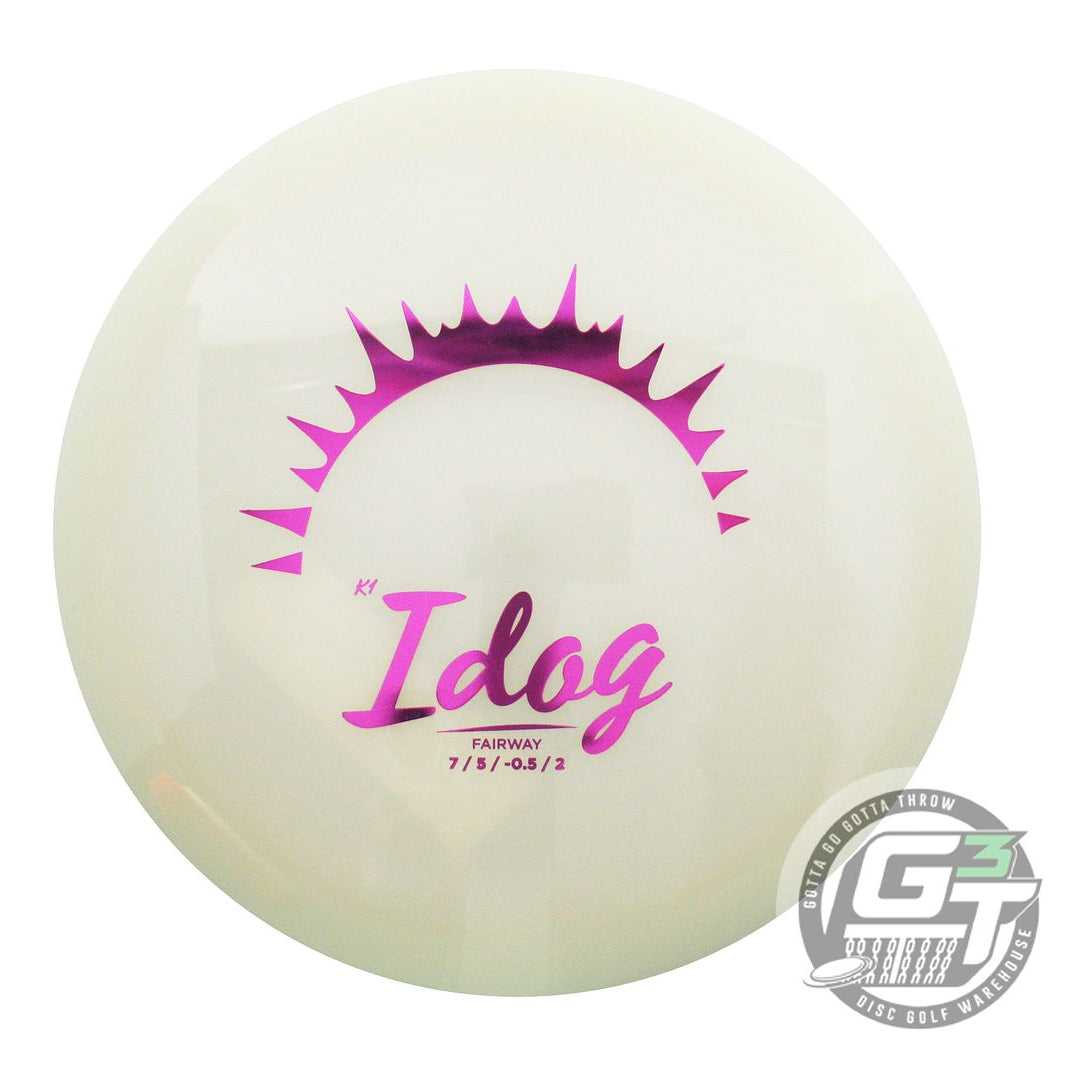 Kastaplast Glow K1 Idog Fairway Driver Golf Disc (Individually Listed)
