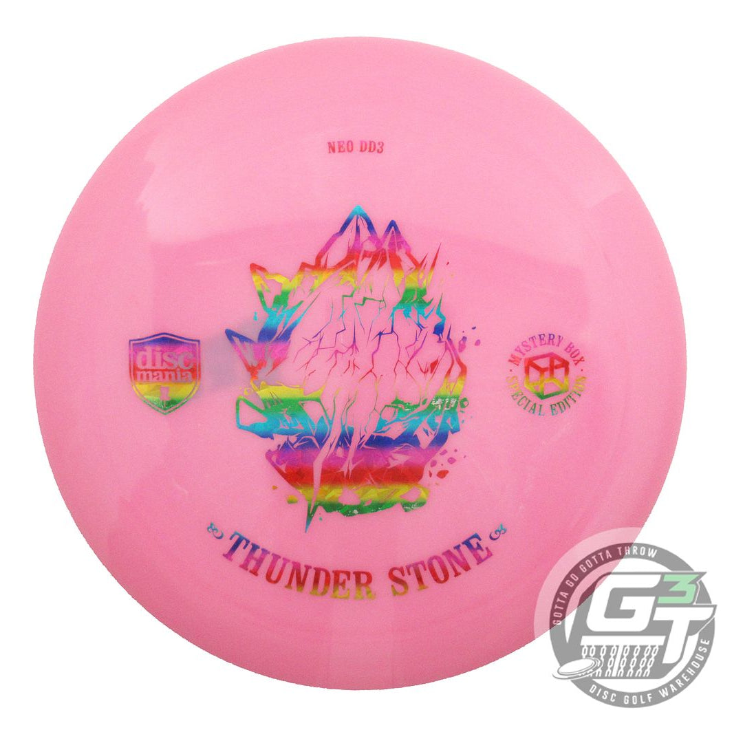 USED DiscMania THUNDER STONE Neo DD3 173g Pink Rainbow Shatter Driver Golf Disc