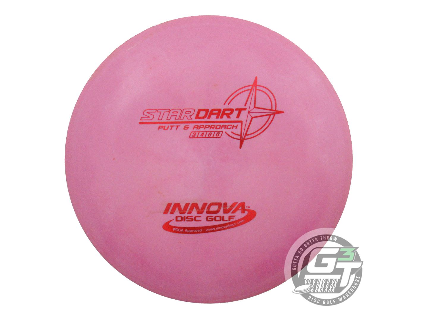 USED Innova Star Dart 176g Lilac Red Foil Putter Golf Disc