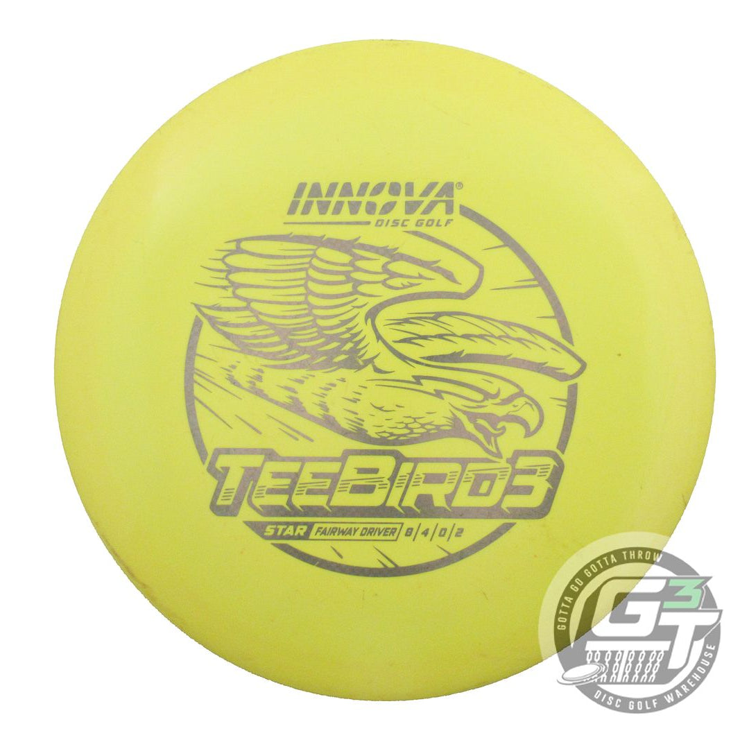 USED Innova Star Teebird3 172g Yellow Gray Weave Foil Fairway Driver Golf Disc