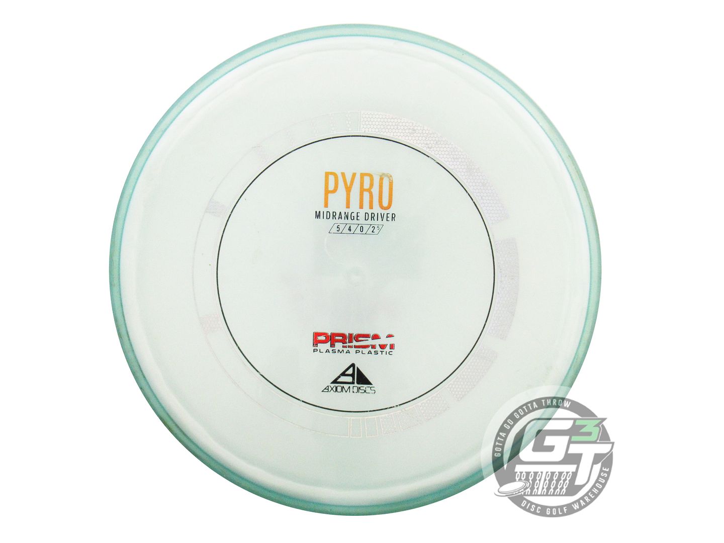 USED Axiom Discs Prism Plasma Pyro 174g Silver Mint Rim Midrange Golf Disc