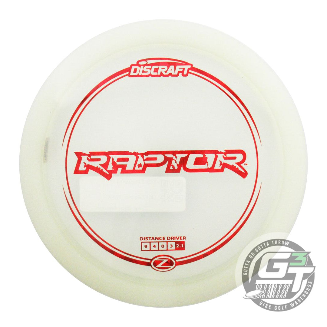 Discraft Elite Z Raptor Distance Driver Golf Disc (Individually Listed)