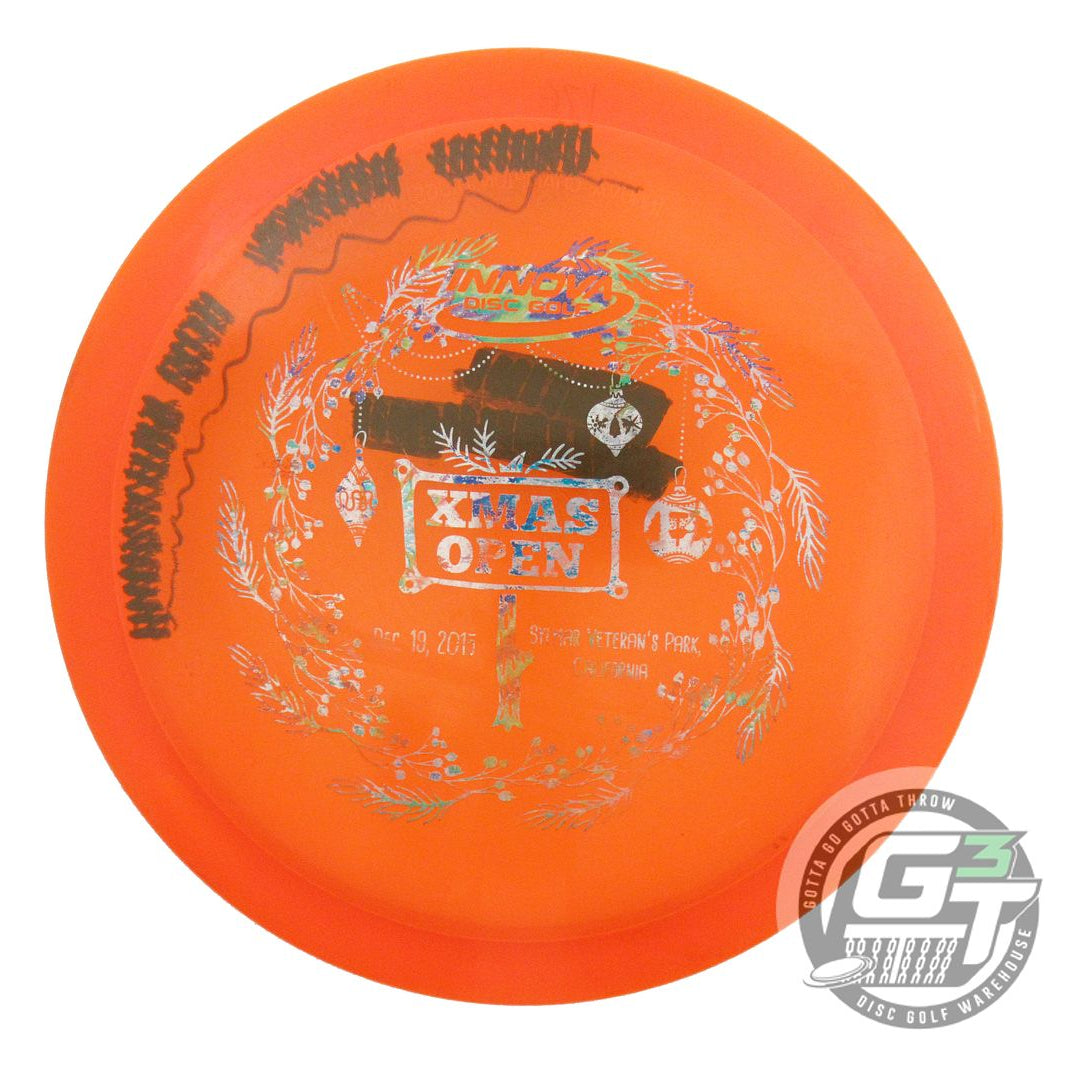 USED Innova Champion Leopard 176g Orange Fireworks Foil Fairway Driver Golf Disc