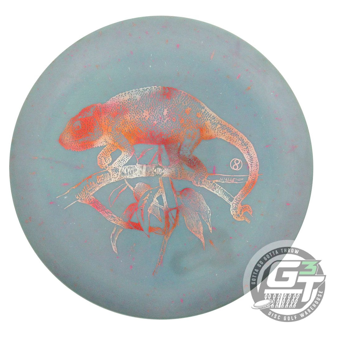 NOS Infinite Splatter S-Blend Alpaca 176g Blue Cloud Foil Putter Golf Disc