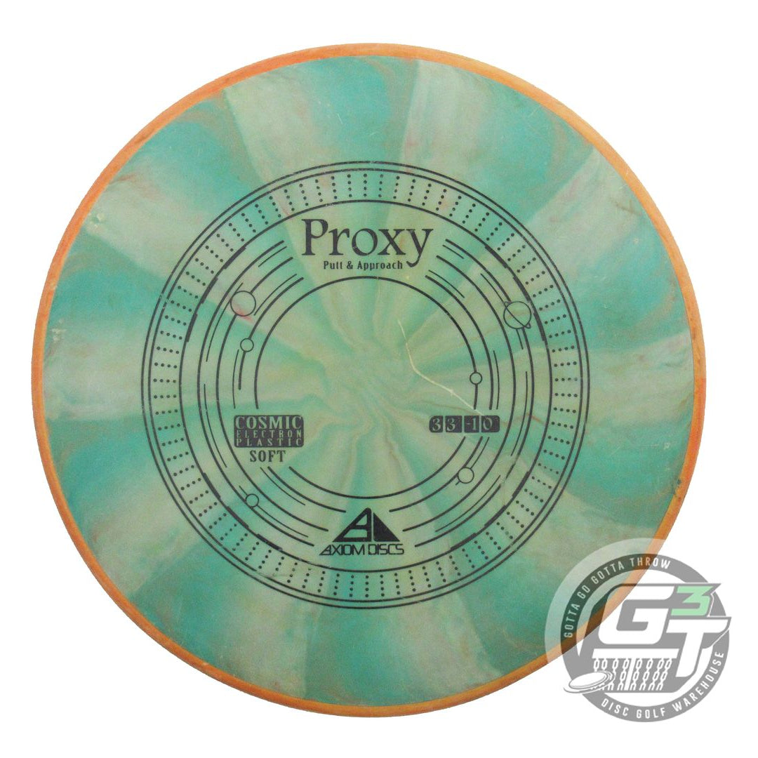 USED Axiom Discs Cosmic Electron Soft Proxy 174g Green-Sage Putter Disc