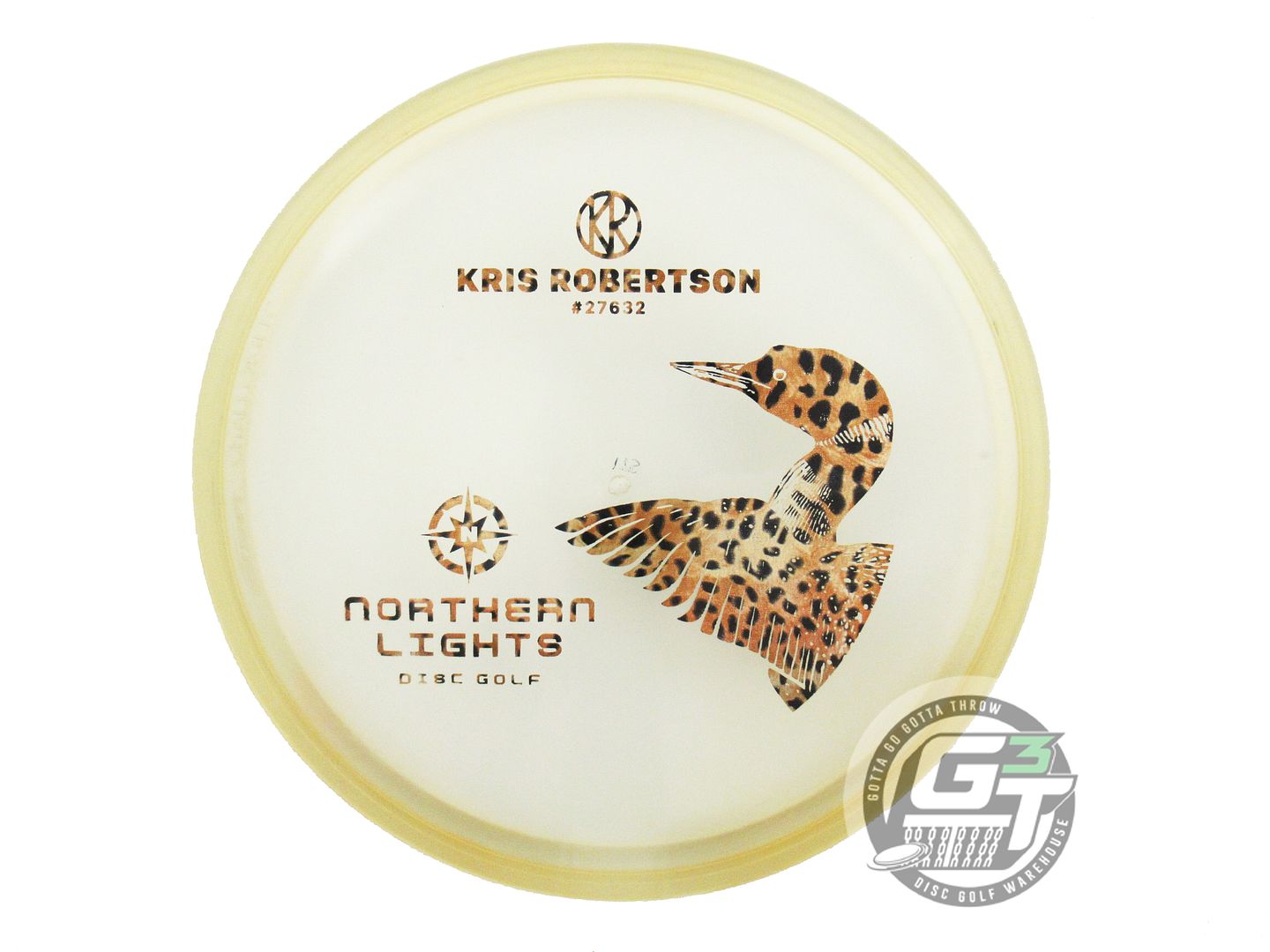 USED Discraft CryZtal Challenger 175g Clear Cheetah Foil Putter Golf Disc