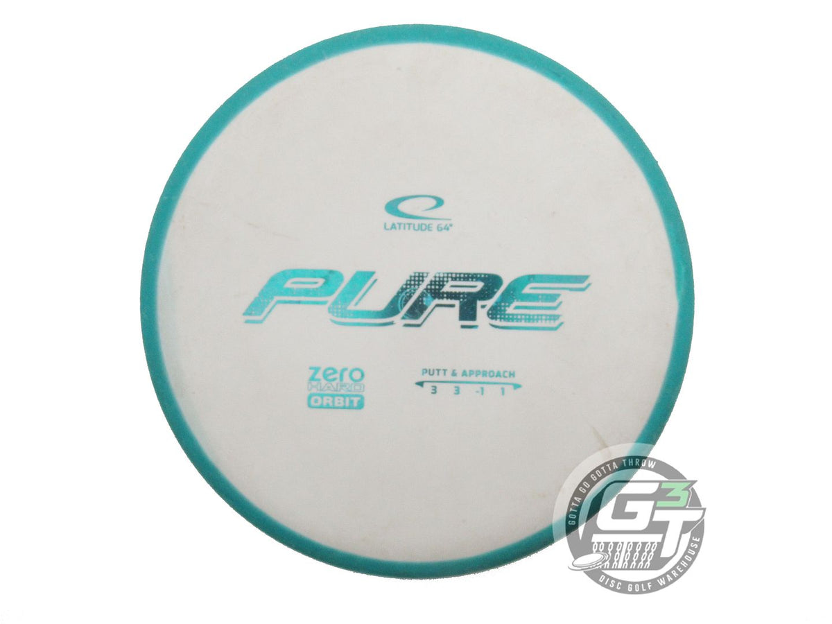 USED Latitude 64 Zero Hard Orbit Pure 176g Green-White Putter Golf Disc