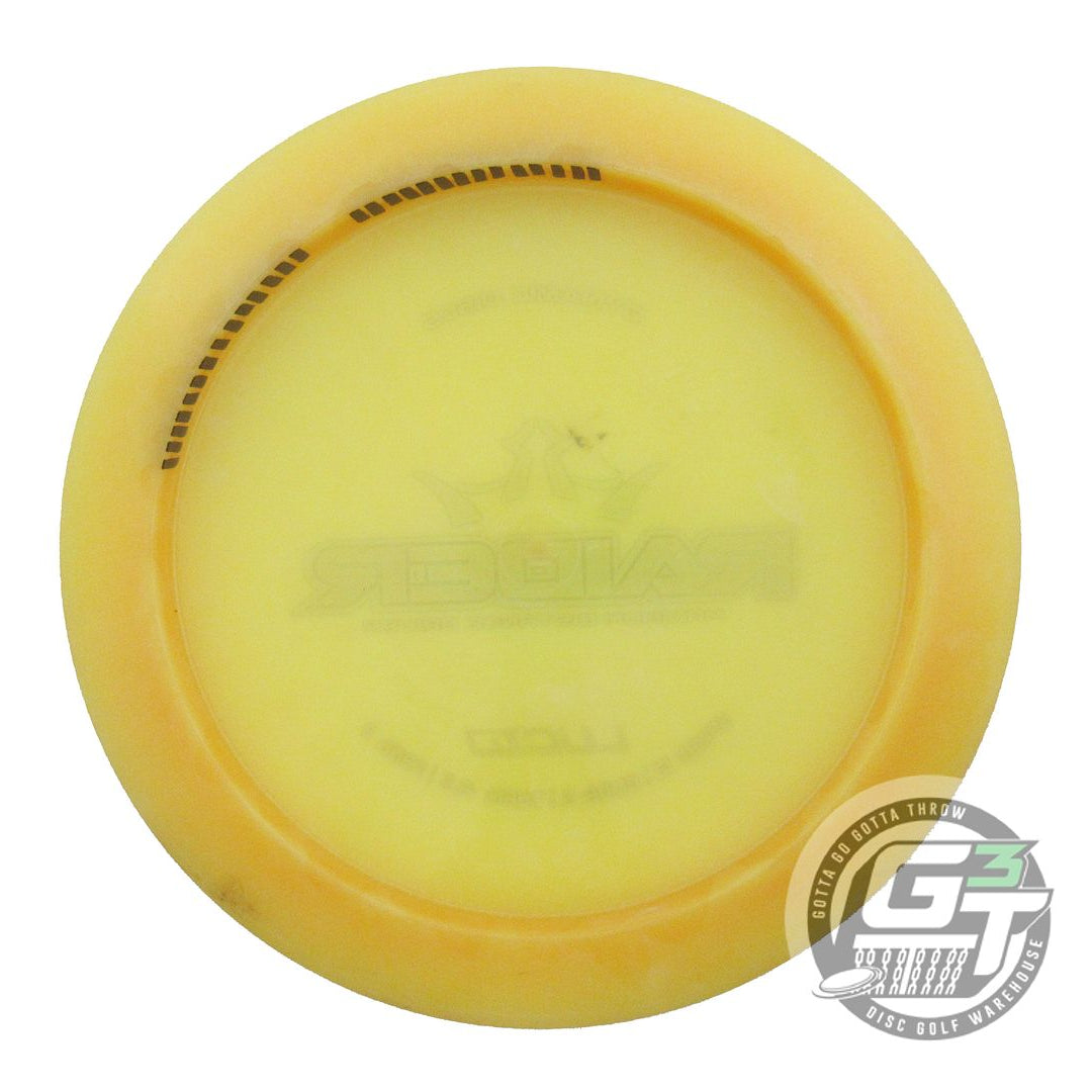USED Dynamic Discs Lucid Raider 168g Marigold Purple Foil Distance Driver Disc