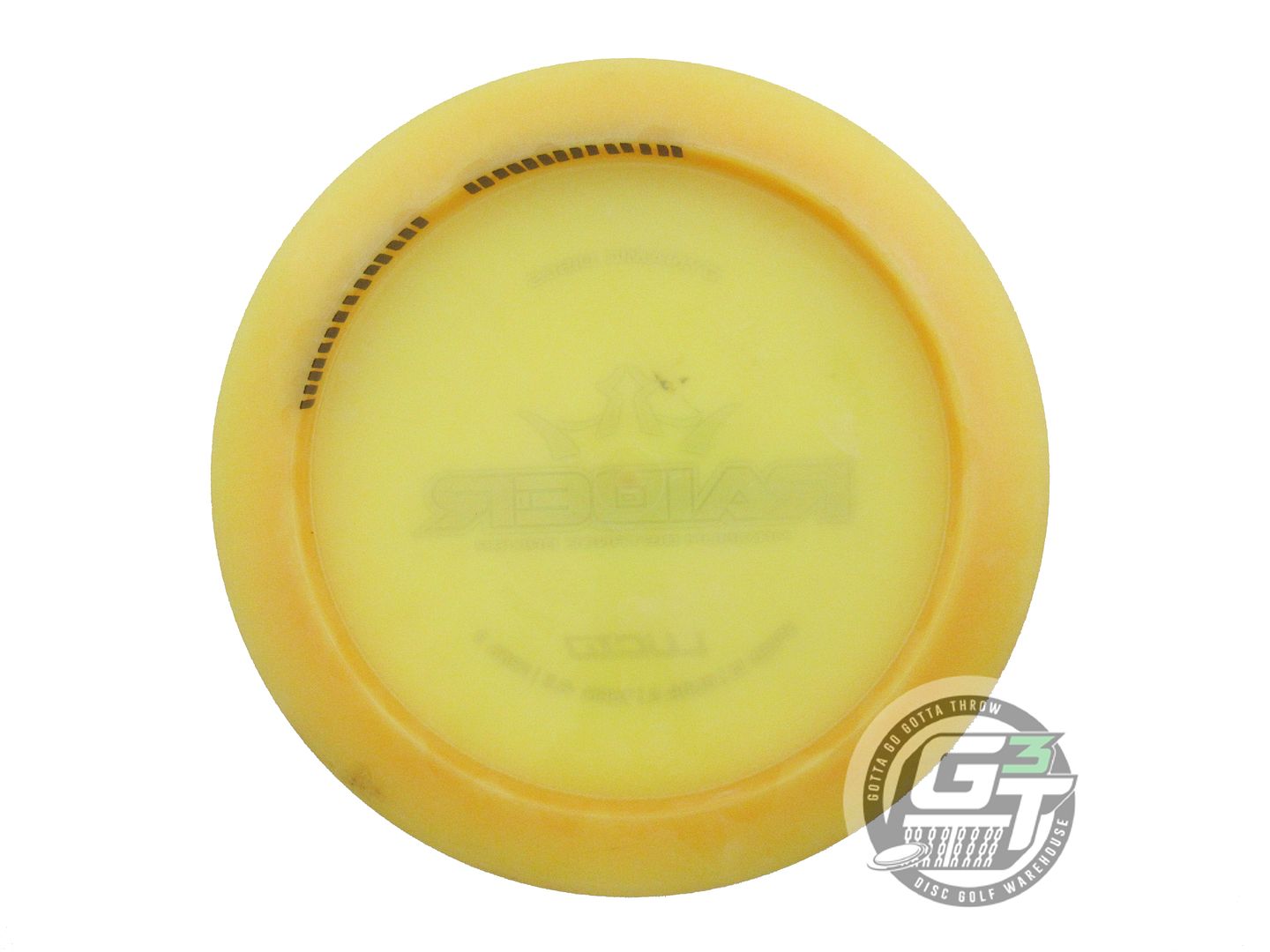 USED Dynamic Discs Lucid Raider 168g Marigold Purple Foil Distance Driver Disc