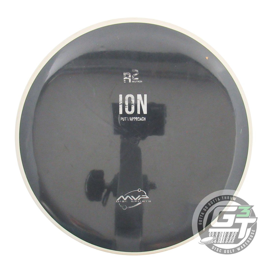 USED MVP Disc Sports R2 Neutron Ion 173g Black White Rim Putter Golf Disc