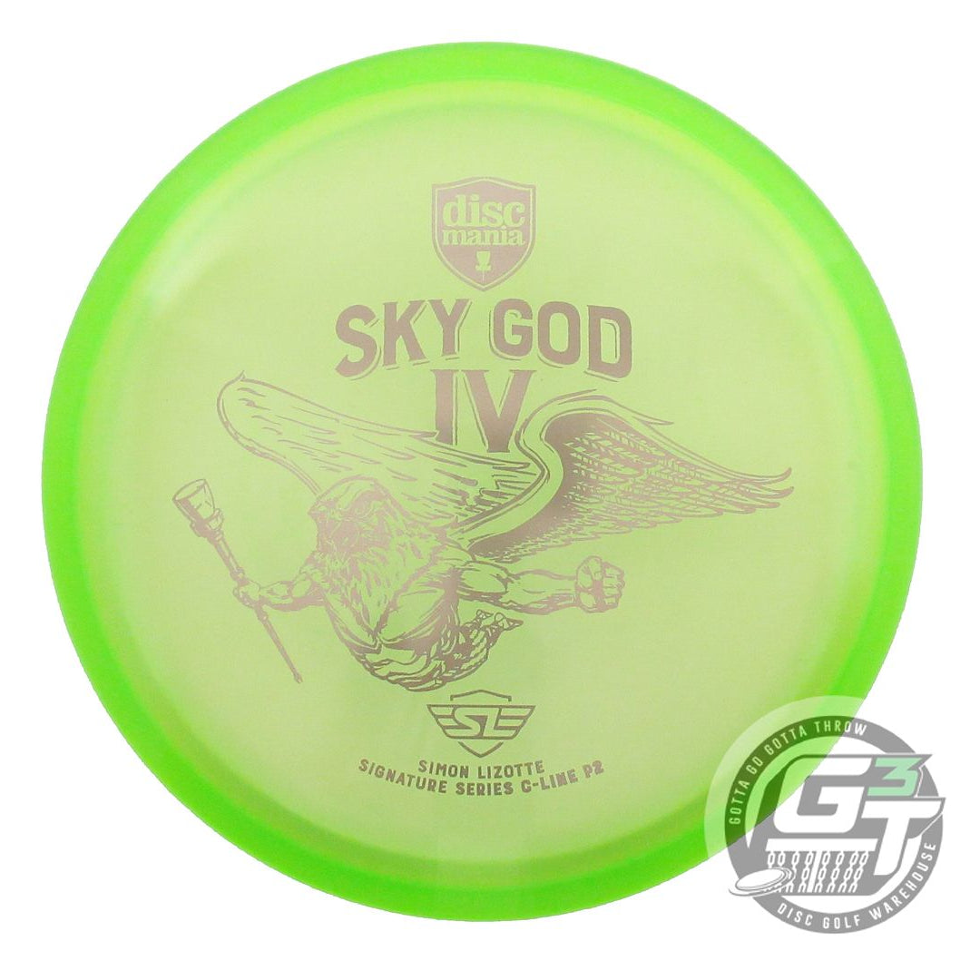 USED DiscMania SKY GOD 4 C-Line P2 173g Green Gray Foil Putter Golf Disc