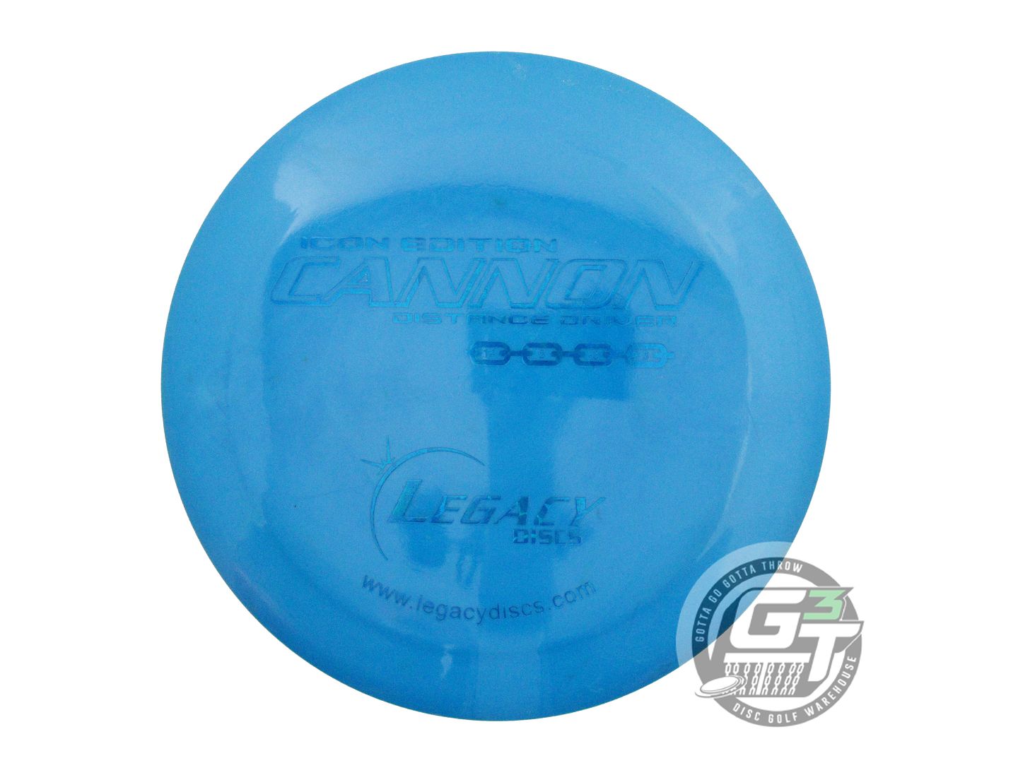 USED Legacy Discs Icon Cannon 175g Blue Blue Foil Distance Driver Golf Disc