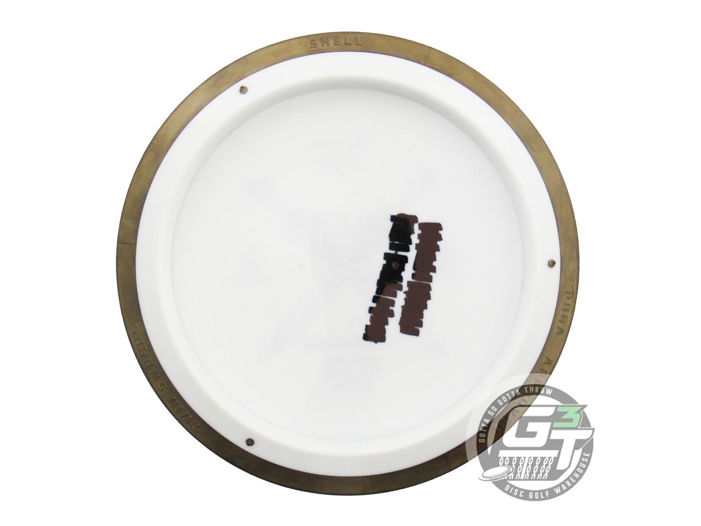 USED Yikun Disc Golf Tortoise Twin Swords 173g Gold Rim Distance Driver Disc