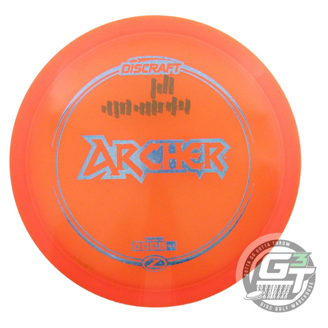USED Discraft Z Archer 175g Orange Blue Star Foil Fairway Driver Golf Disc
