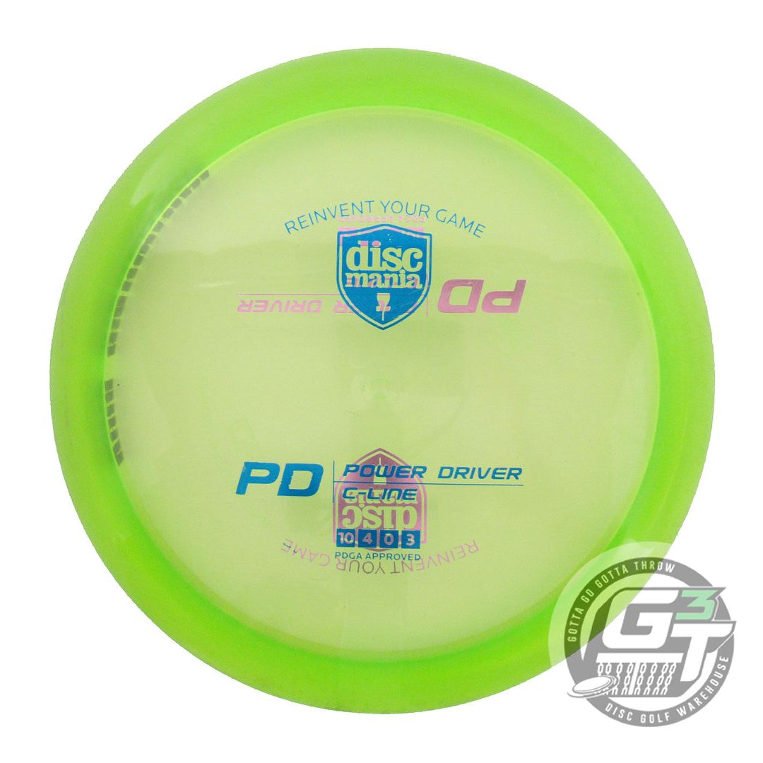 USED DiscMania X-OUT C-Line PD 171g Lime Green Distance Driver Golf Disc