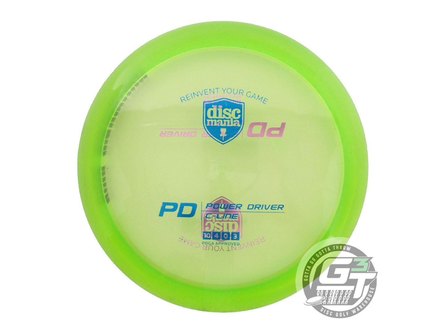 USED DiscMania X-OUT C-Line PD 171g Lime Green Distance Driver Golf Disc