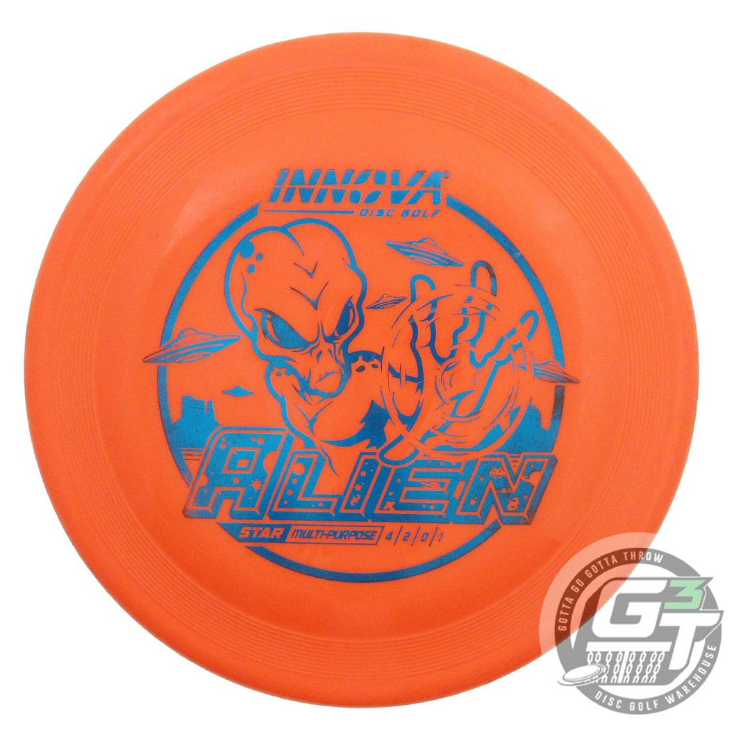 USED Innova Star Alien 179g Orange Blue Foil Putter Golf Disc