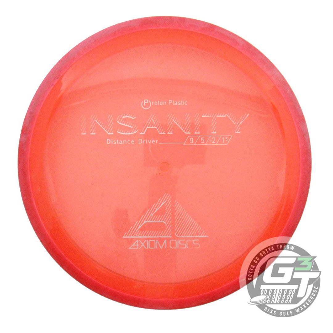USED Axiom Discs Proton Insanity 162g Orange Pink Rim Distance Driver Golf Disc