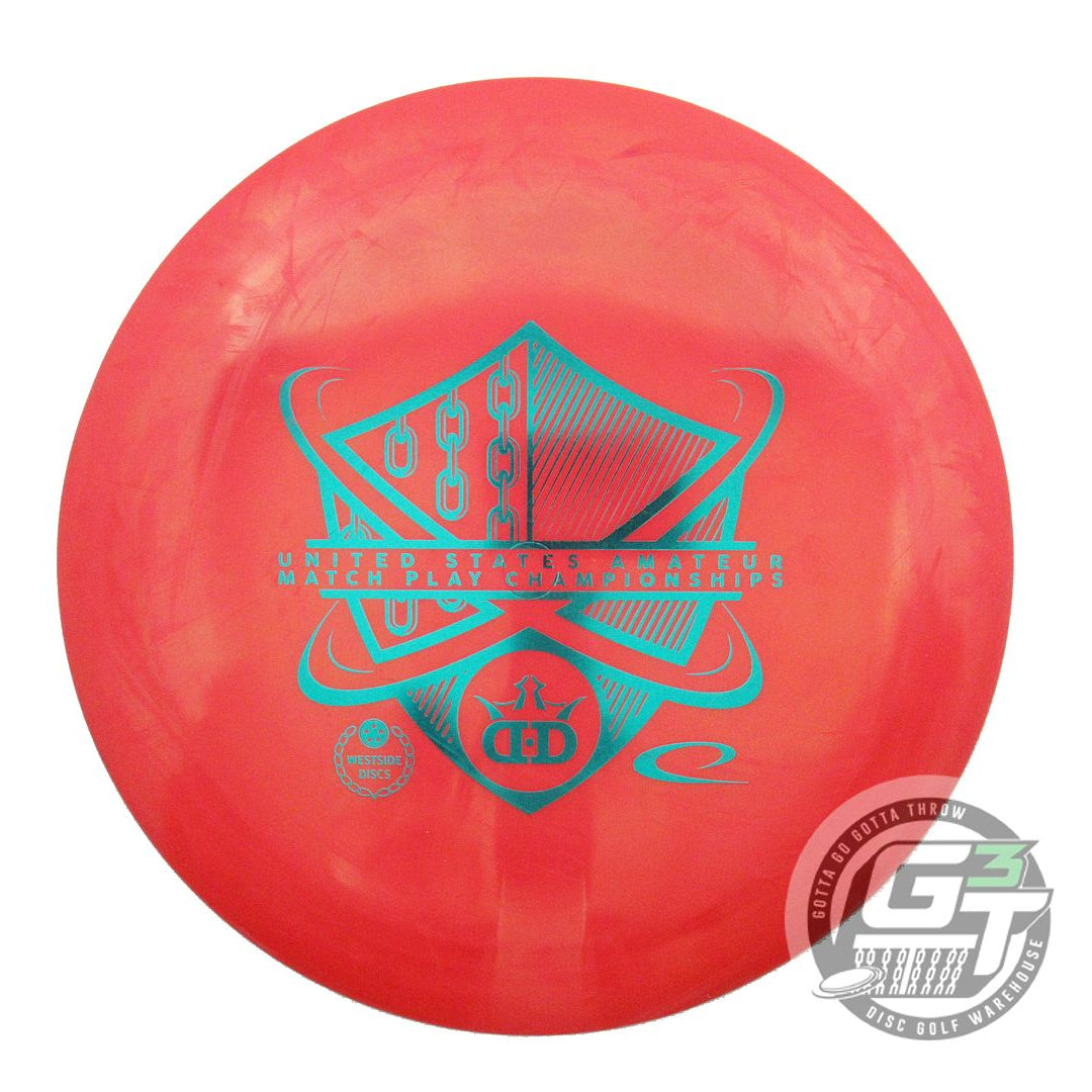 USED Dynamic Discs Fuzion Raider 173g Red Teal Foil Distance Driver Golf Disc
