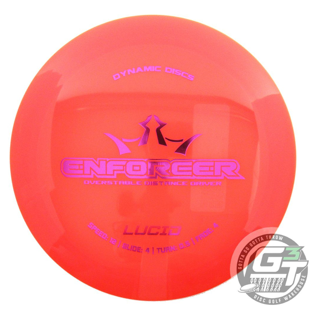 Dynamic Discs Lucid Enforcer Distance Driver Golf Disc (Individually Listed)