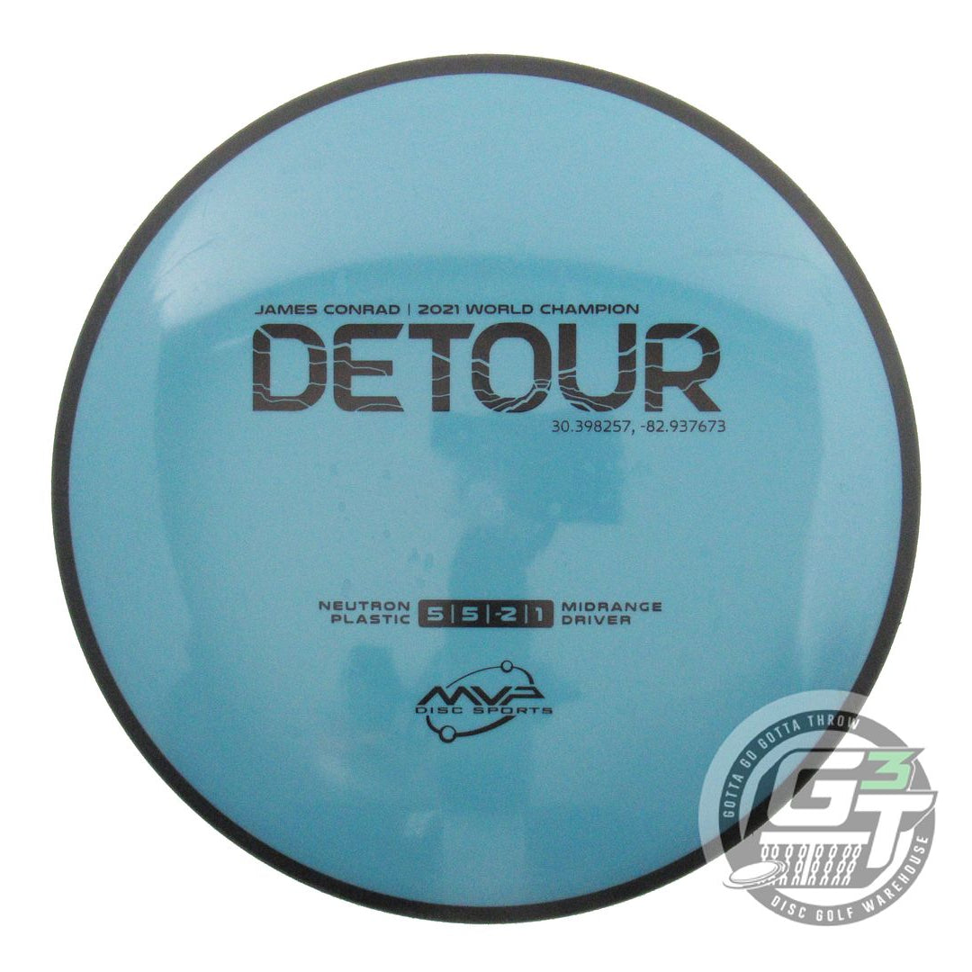 USED MVP Disc Sports Neutron Detour 176g Blue Midrange Golf Disc