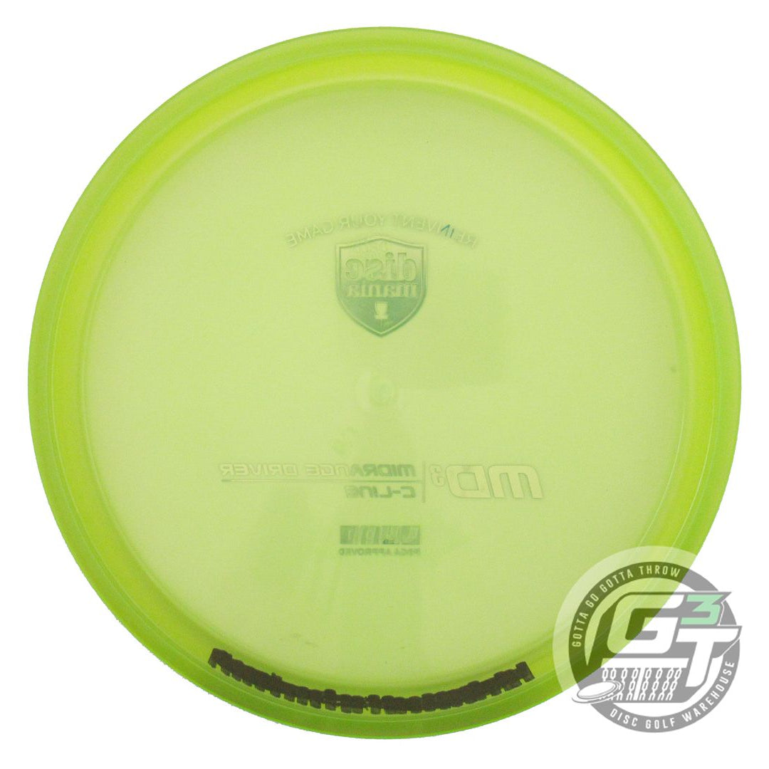USED DiscMania C-Line MD3 176g Lime Blue Foil Midrange Golf Disc
