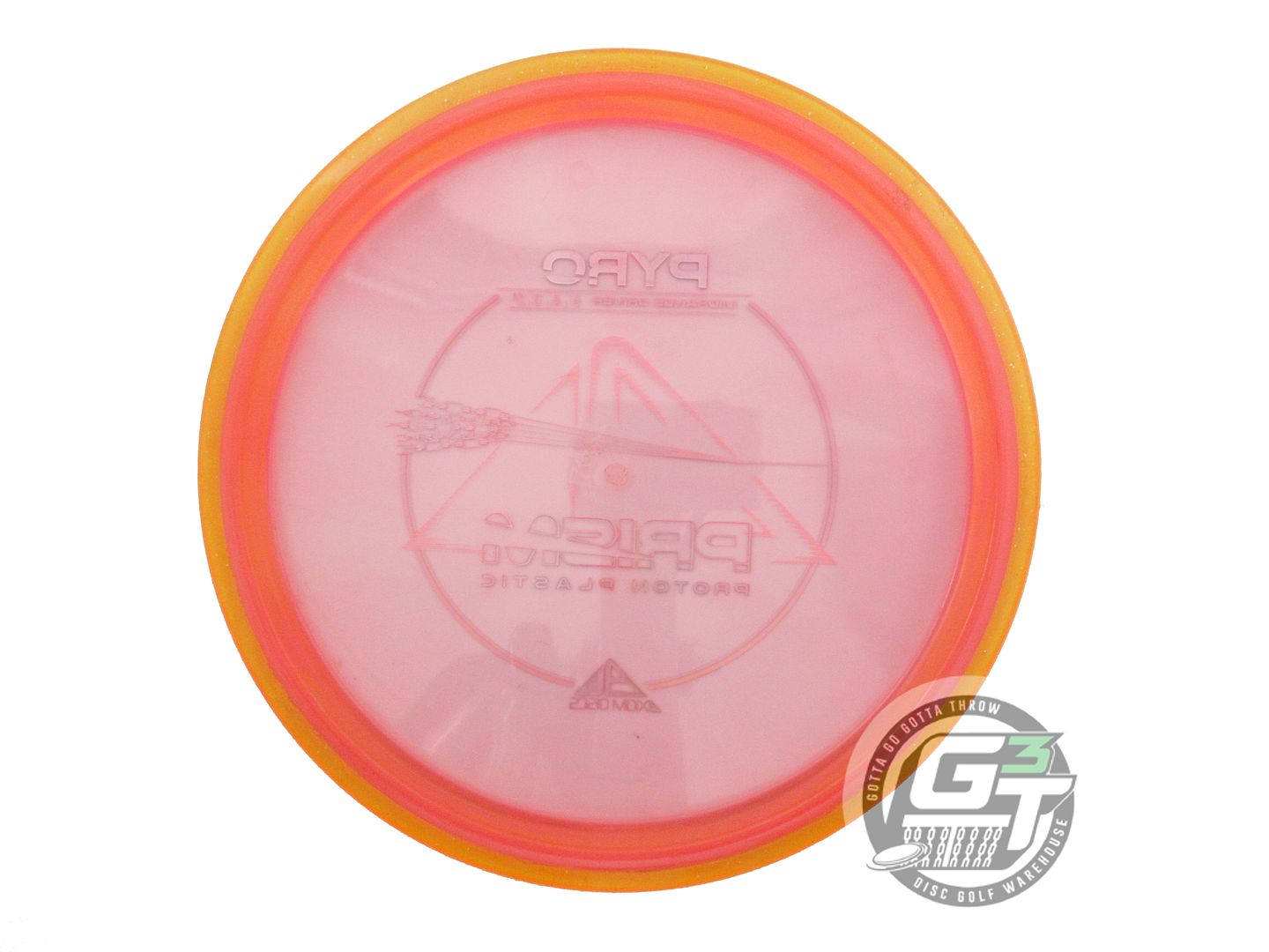 USED Axiom Discs Prism Proton Pyro 176g Pink Orange Rim Midrange Golf Disc