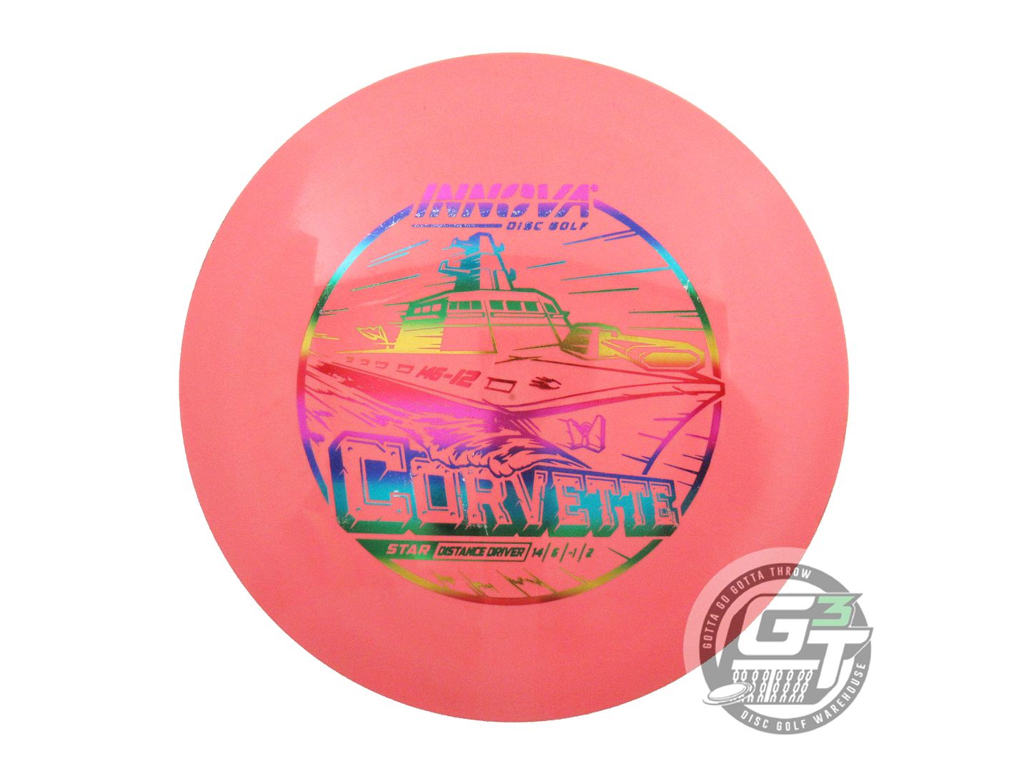 USED Innova Star Corvette 169g Pink Rainbow Foil Distance Driver Golf Disc