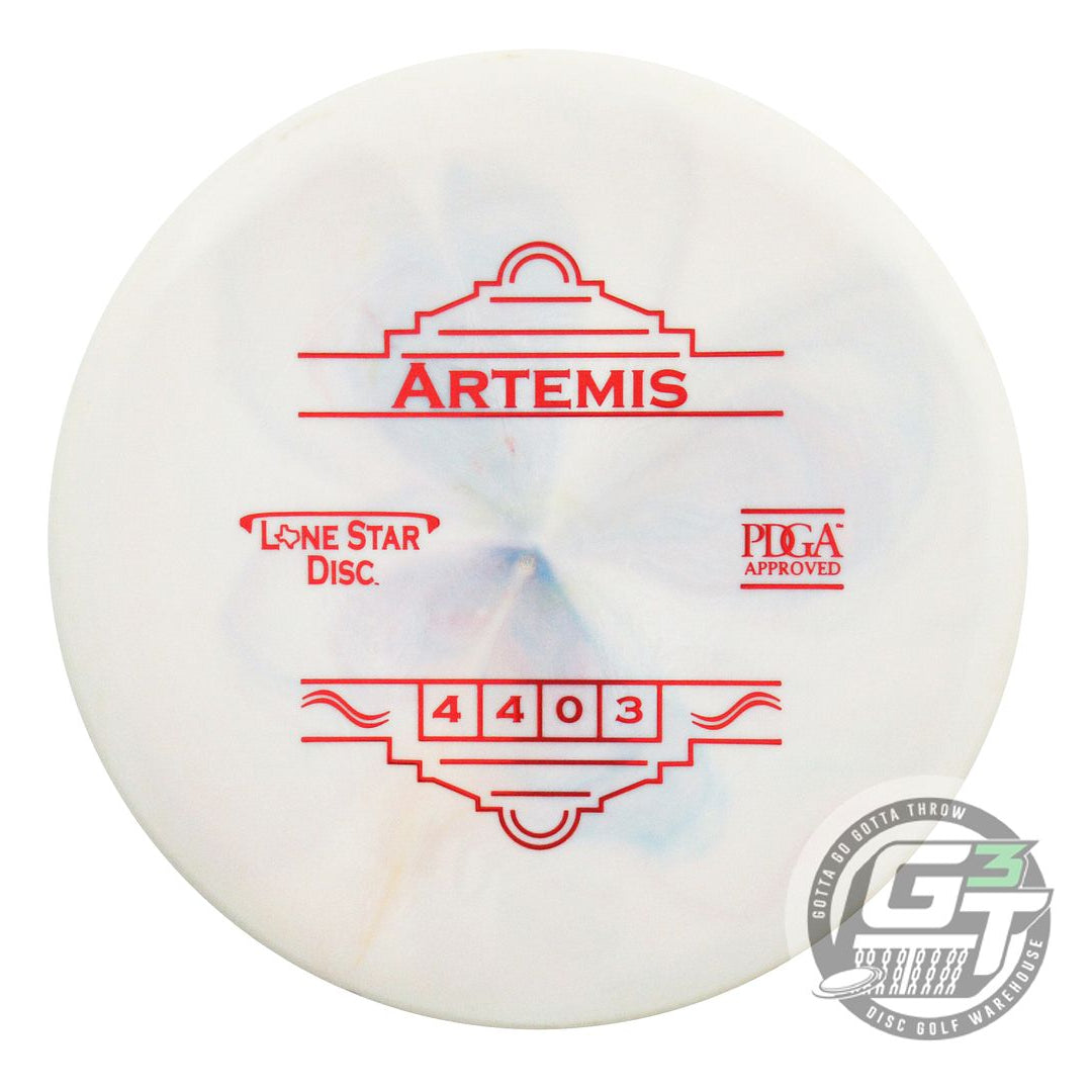USED Lone Star Bravo Artemis 174g Tan-Blue Red Foil Midrange Golf Disc