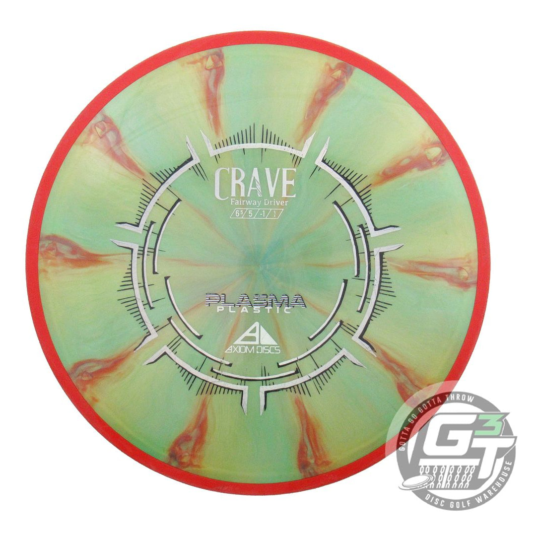 USED Axiom Discs X-OUT Plasma Crave 166g Lime-Orange Fairway Driver Golf Disc