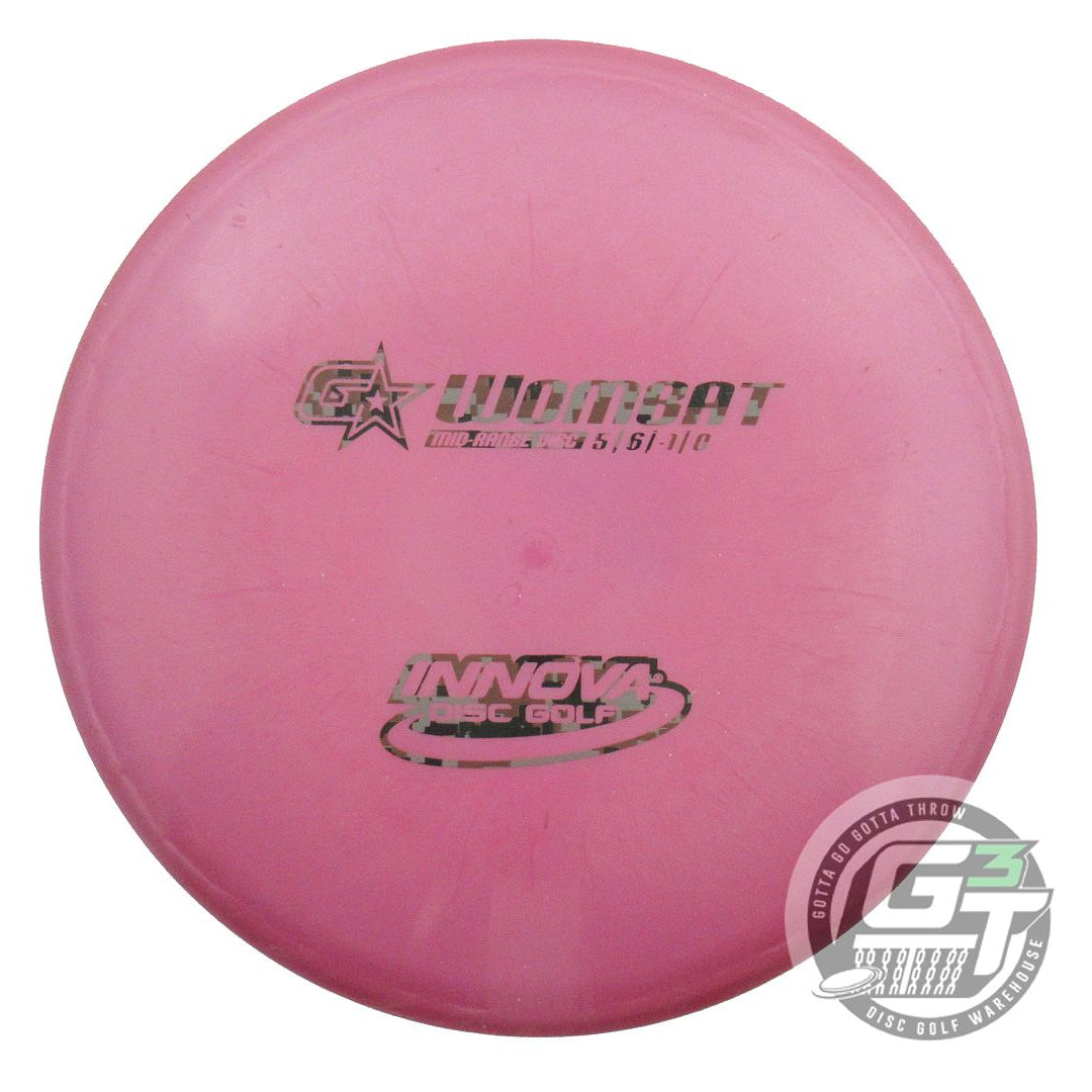USED Innova GStar Wombat 180g Lilac Digi Camo Stamp Midrange Golf Disc