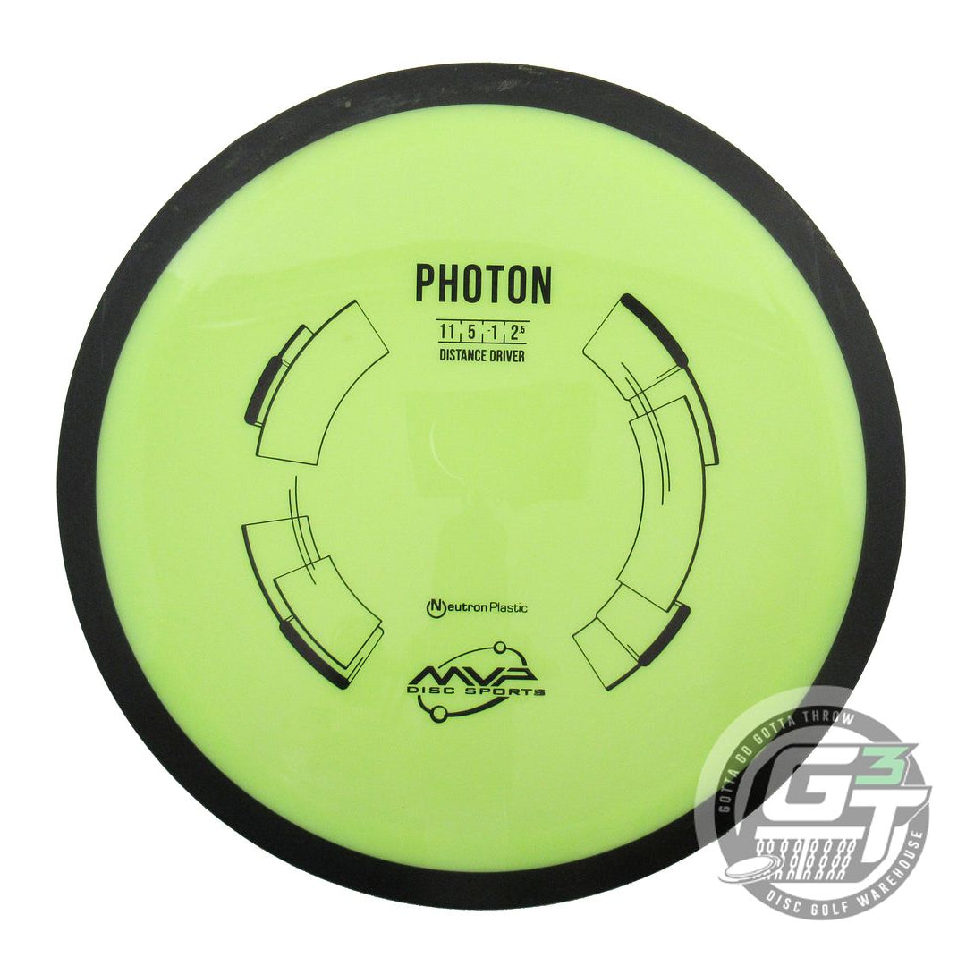 USED MVP Disc Sports Neutron Photon 165g Dayglow Distance Driver Golf Disc