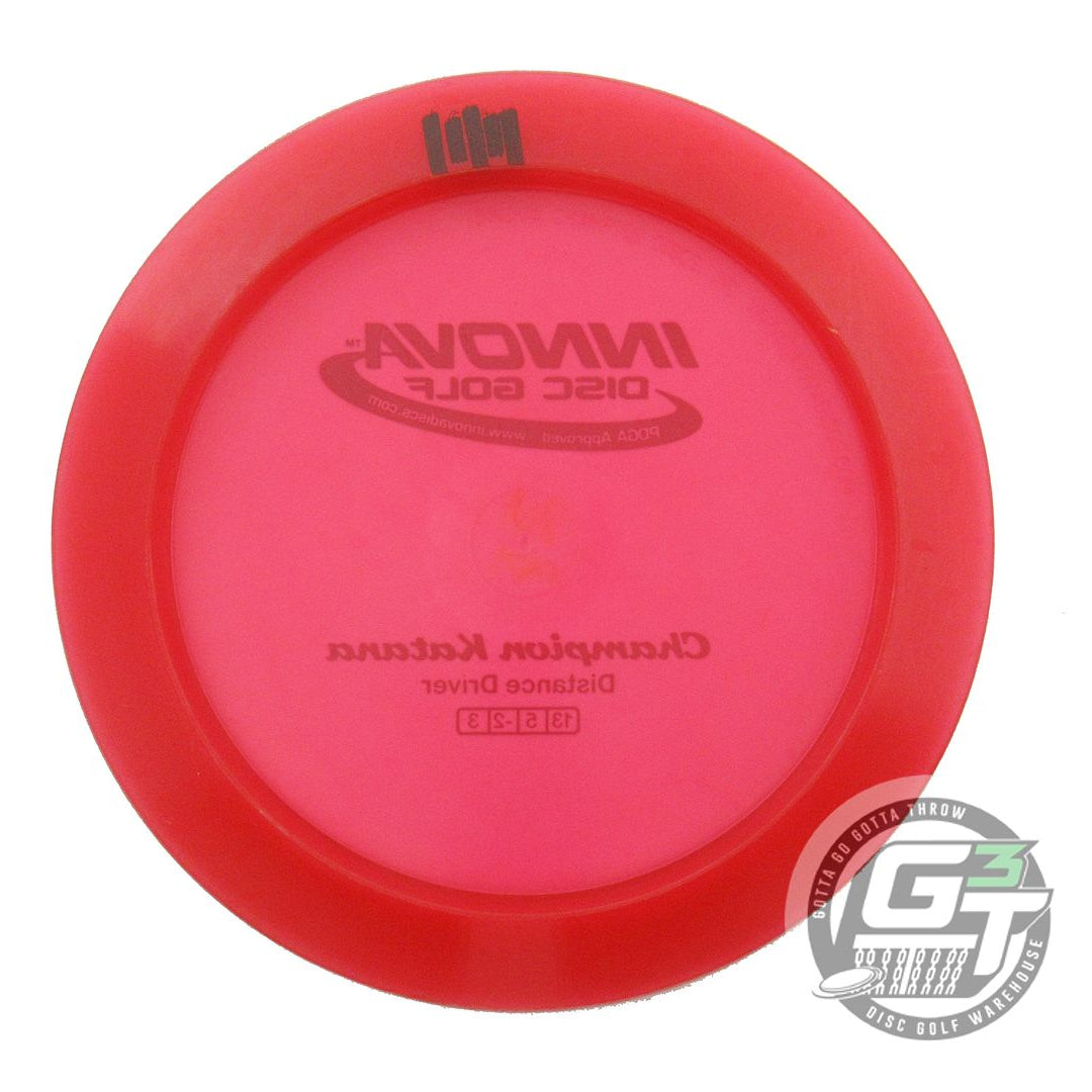 USED Innova Champion Katana 168g Red Blue Foil Distance Driver Golf Disc