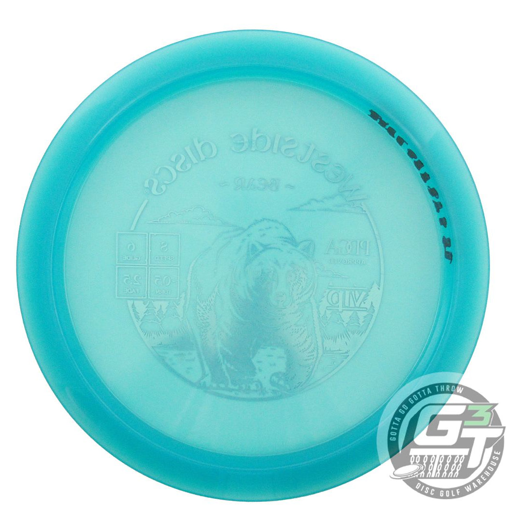 USED Westside Discs VIP Bear 171g Teal Blue Foil Fairway Driver Golf Disc